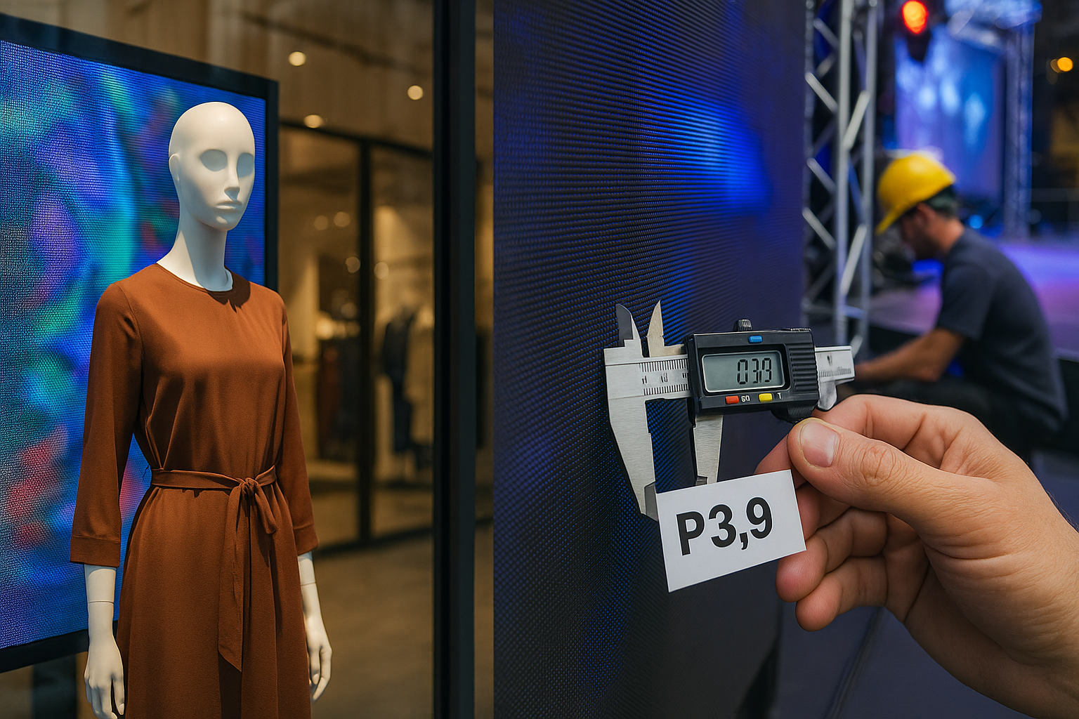 LED-экран для магазина или сцены: как выбрать размер и шаг пикселя